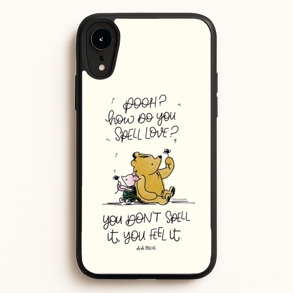 A Tale Of Love - Winnie - Disney Phone Case for iPhone XR