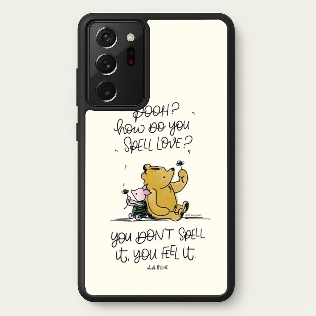 A Tale Of Love - Winnie - Disney Phone Case for Galaxy Note 20 Ultra