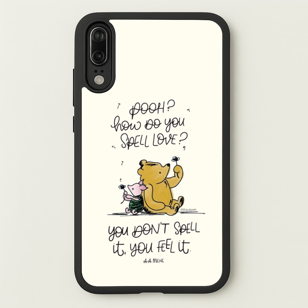 A Tale Of Love - Winnie - Disney Phone Case for Huawei P20