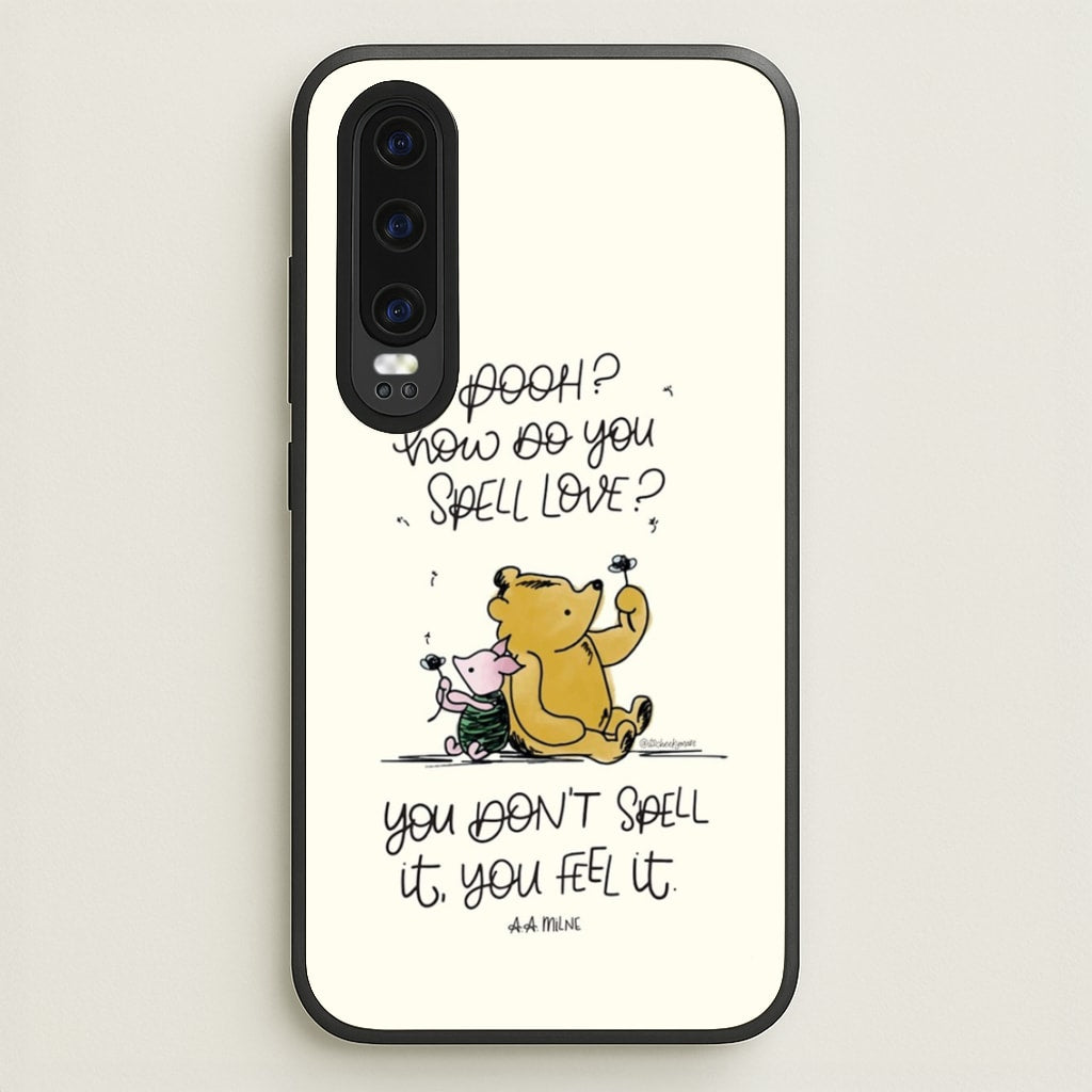 A Tale Of Love - Winnie - Disney Phone Case for Huawei P30