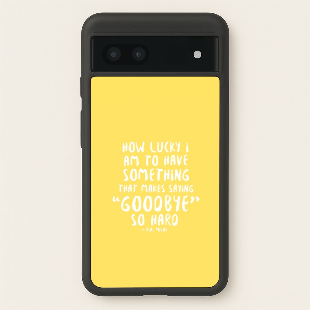 How Lucky I Am - Winnie - Disney Phone Case for Google Pixel 7a