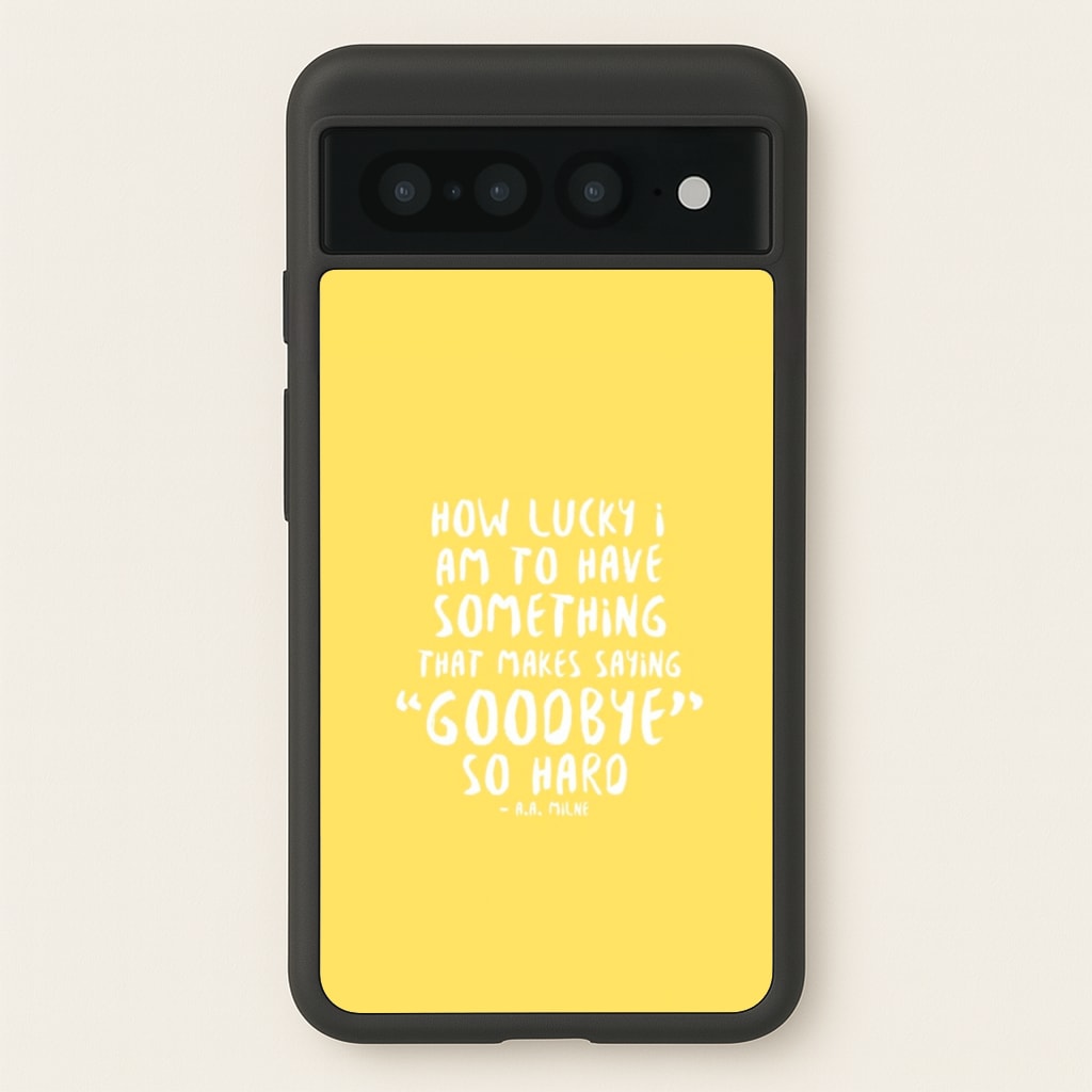 How Lucky I Am - Winnie - Disney Phone Case for Google Pixel 7 Pro