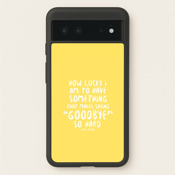 How Lucky I Am - Winnie - Disney Phone Case for Google Pixel 6