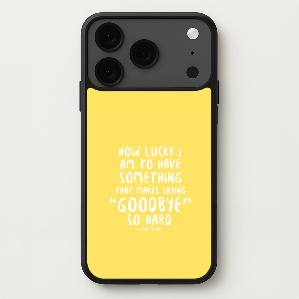 How Lucky I Am - Winnie Phone Case for iPhone 17 Pro