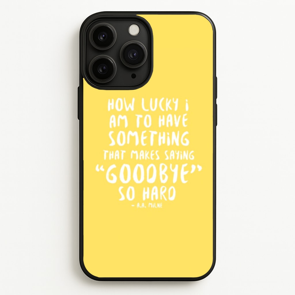 How Lucky I Am - Winnie - Disney Phone Case for iPhone 11 Pro