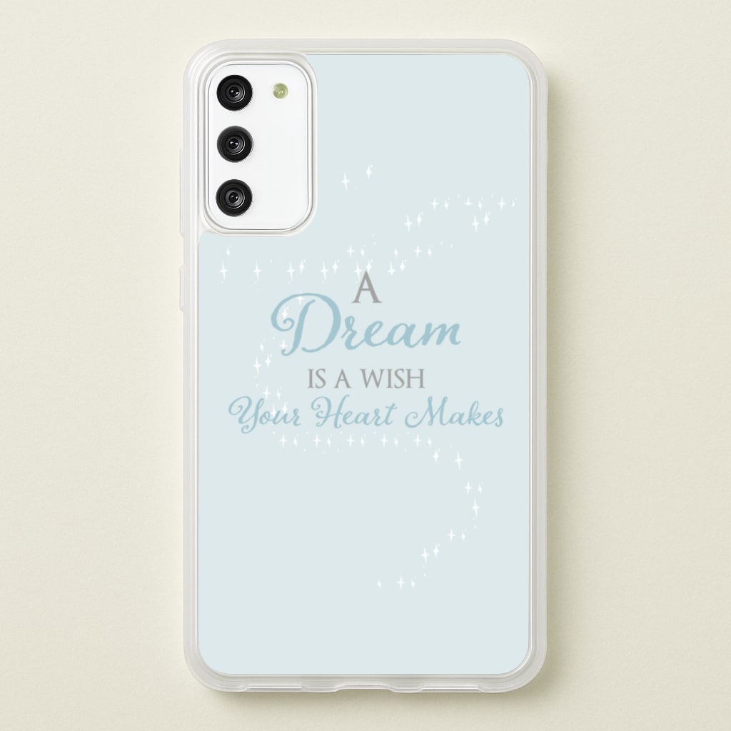 A Dream Is A Wish Your Heart Makes - Disney Phone Case for Galaxy A41