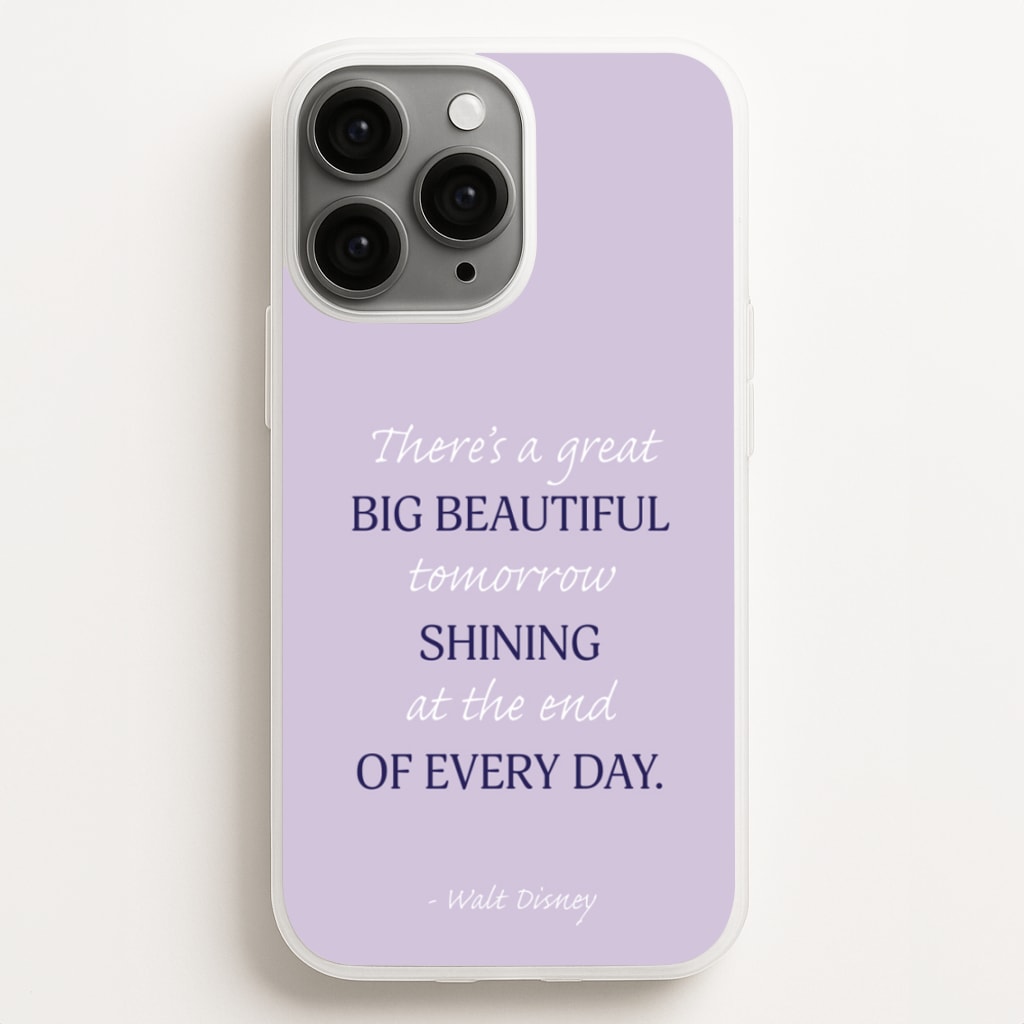 Great Big Beautiful Tomorrow - Disney Phone Case for iPhone 12 Pro Max