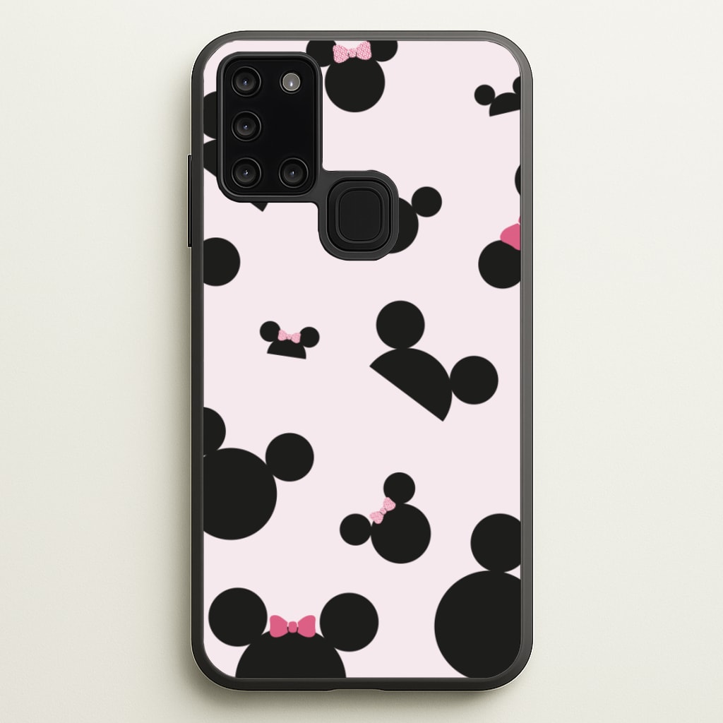 Mice Hats - Disney Phone Case for Galaxy A21s