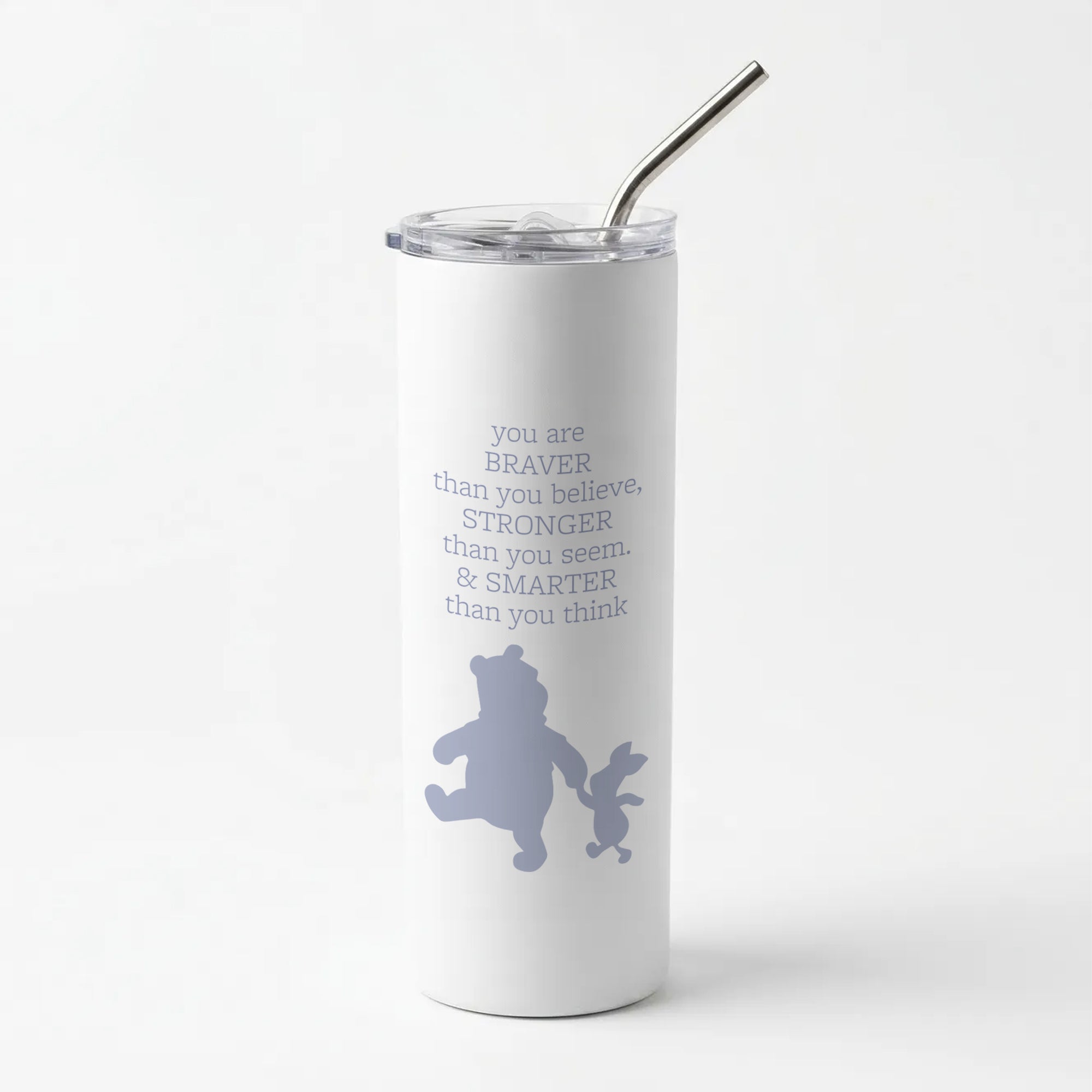 Braver, Stronger, Smarter Skinny Tumbler