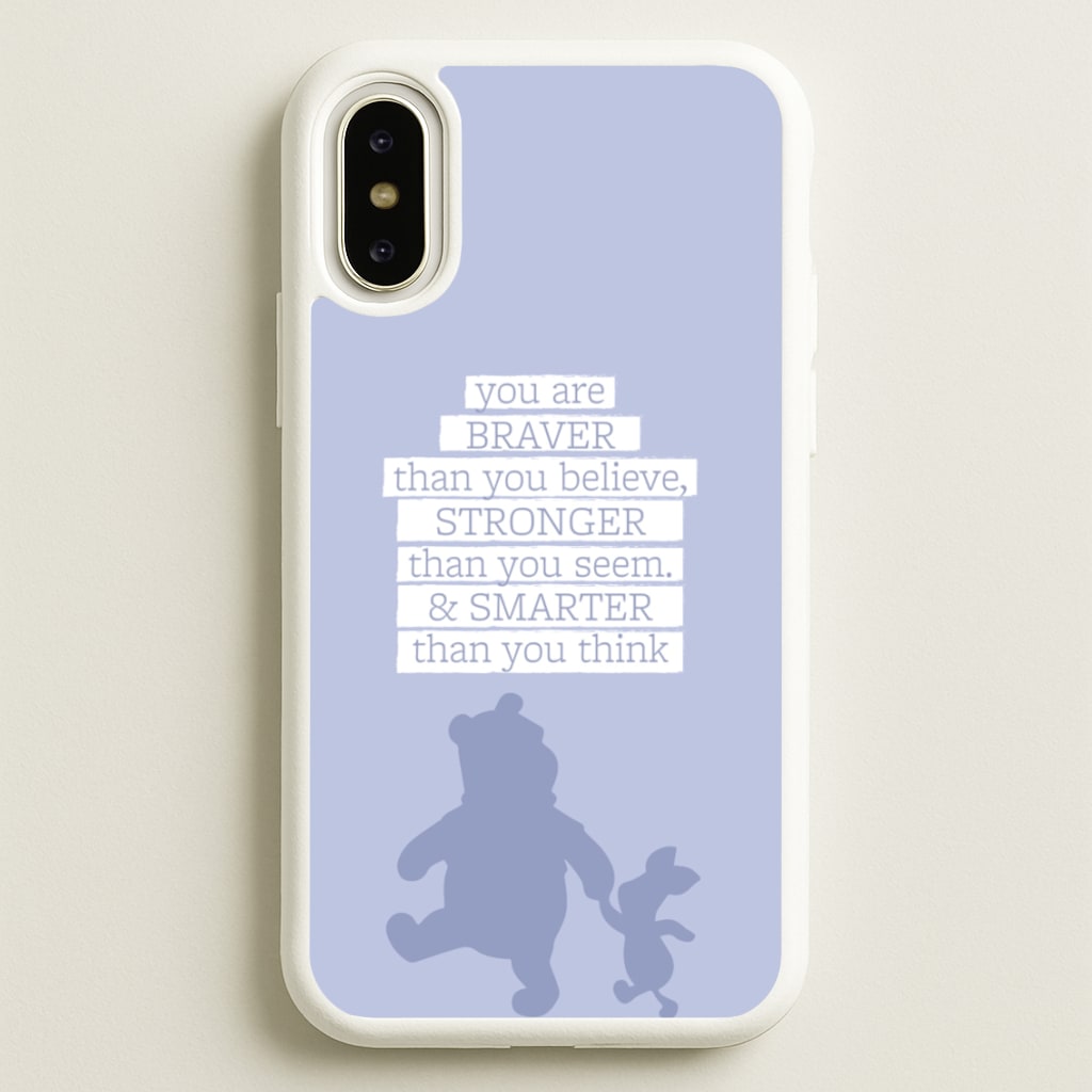 Braver, Stronger, Smarter - Disney Phone Case for iPhone X / XS
