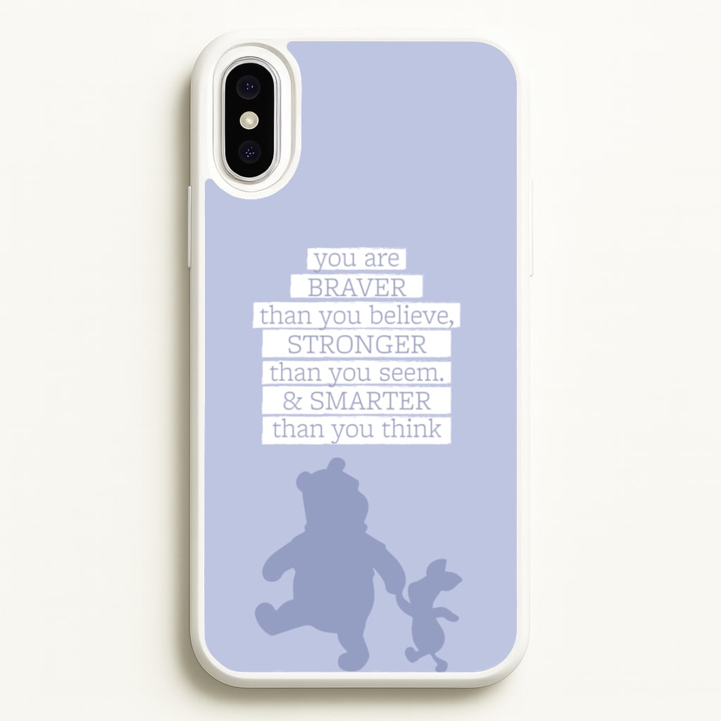 Braver, Stronger, Smarter - Disney Phone Case for iPhone XS Max