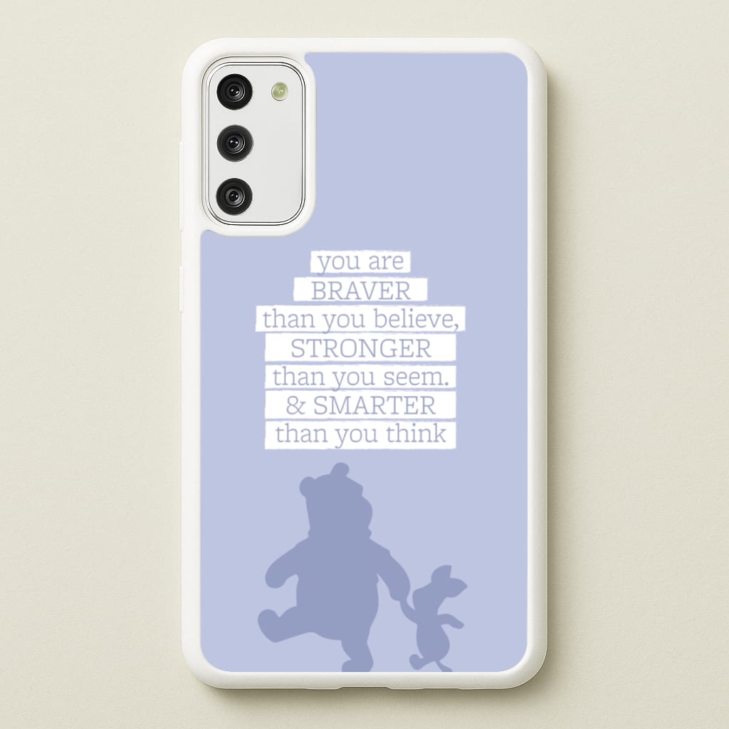 Braver, Stronger, Smarter - Disney Phone Case for Galaxy S20