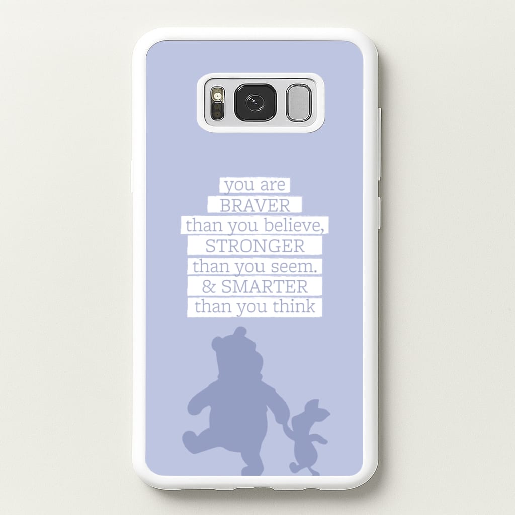 Braver, Stronger, Smarter - Disney Phone Case for Galaxy S8