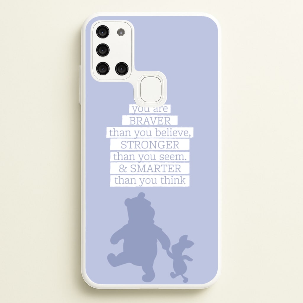 Braver, Stronger, Smarter - Disney Phone Case for Galaxy A21s