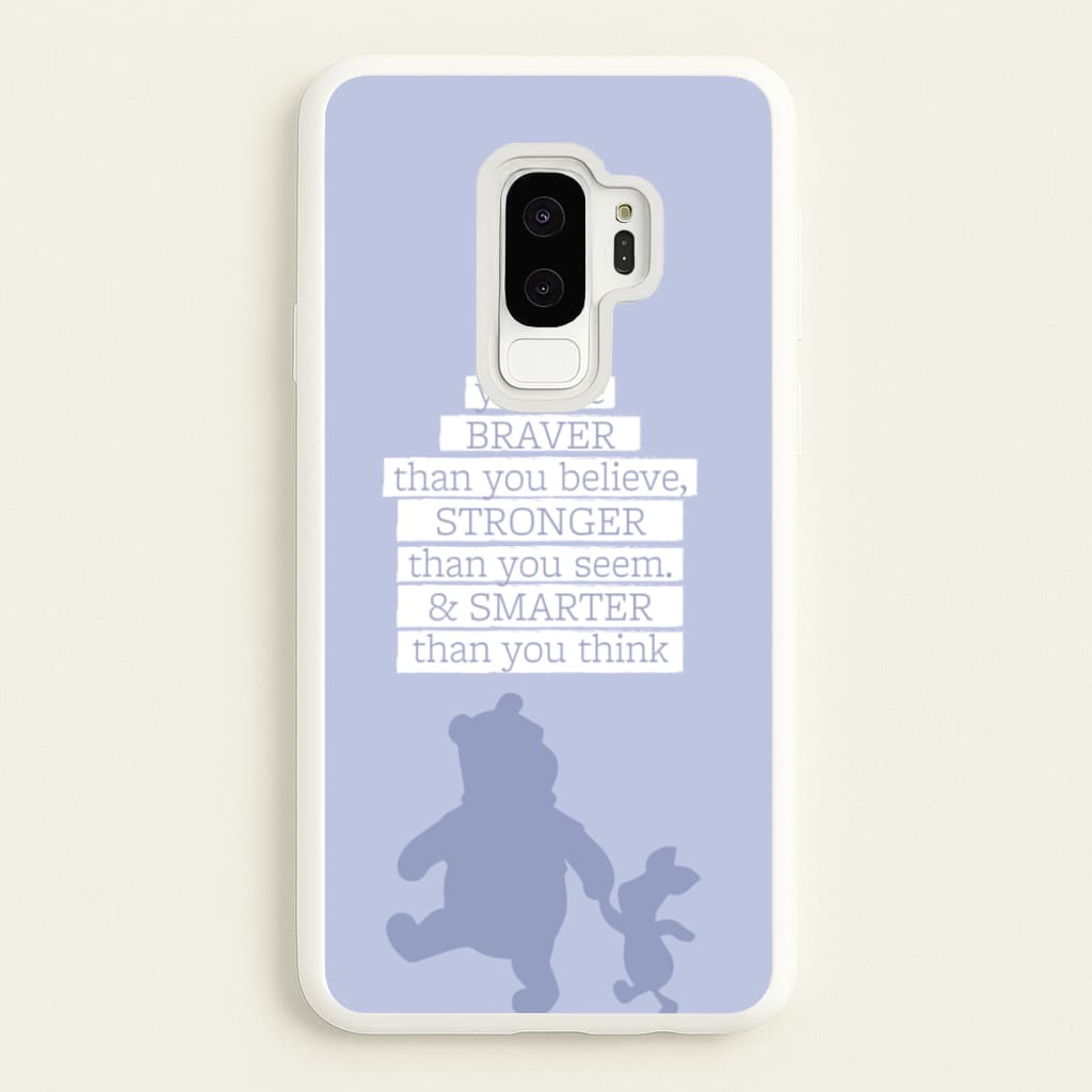 Braver, Stronger, Smarter - Disney Phone Case for Galaxy S9 Plus