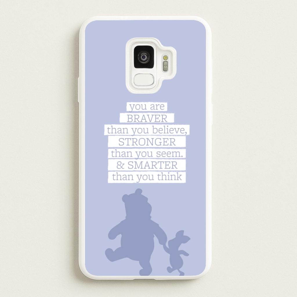 Braver, Stronger, Smarter - Disney Phone Case for Galaxy S9