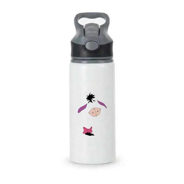 Faceless Donkey Active Water Bottle - Black