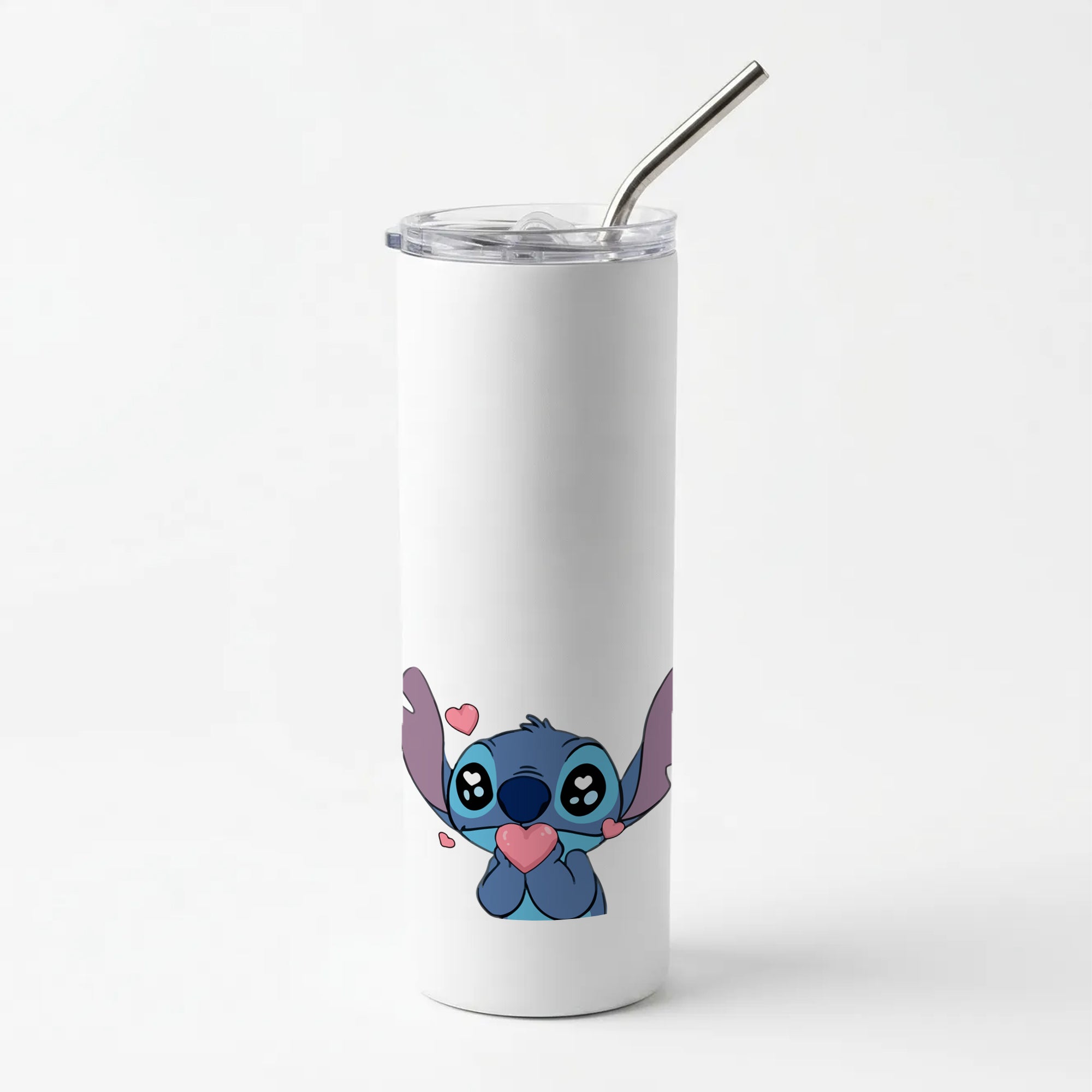 Cute Alien Blue Skinny Tumbler