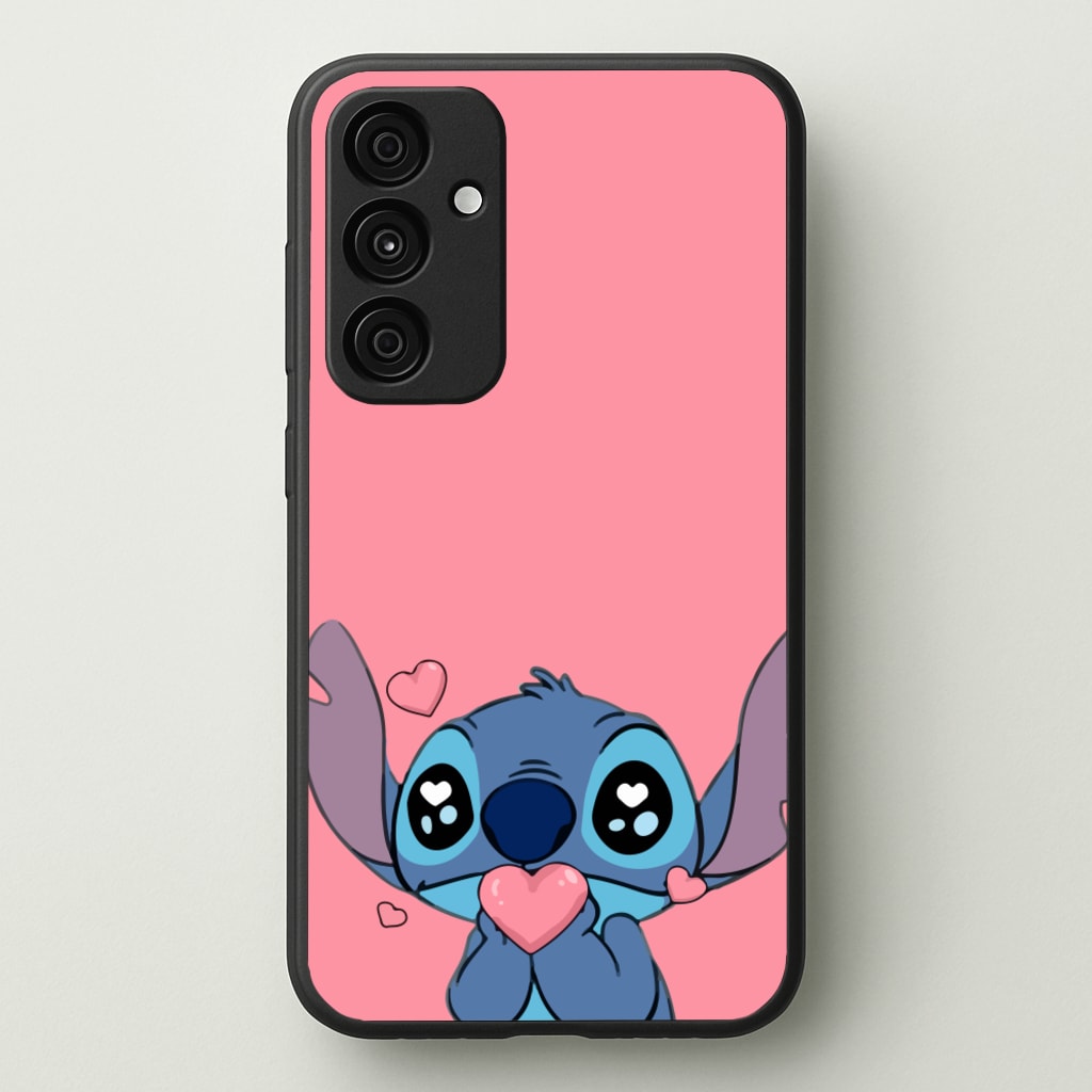 Cute Alien Blue - Disney Phone Case for Galaxy A55