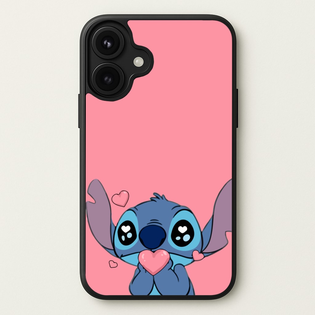 Cute Alien Blue Phone Case for iPhone 17