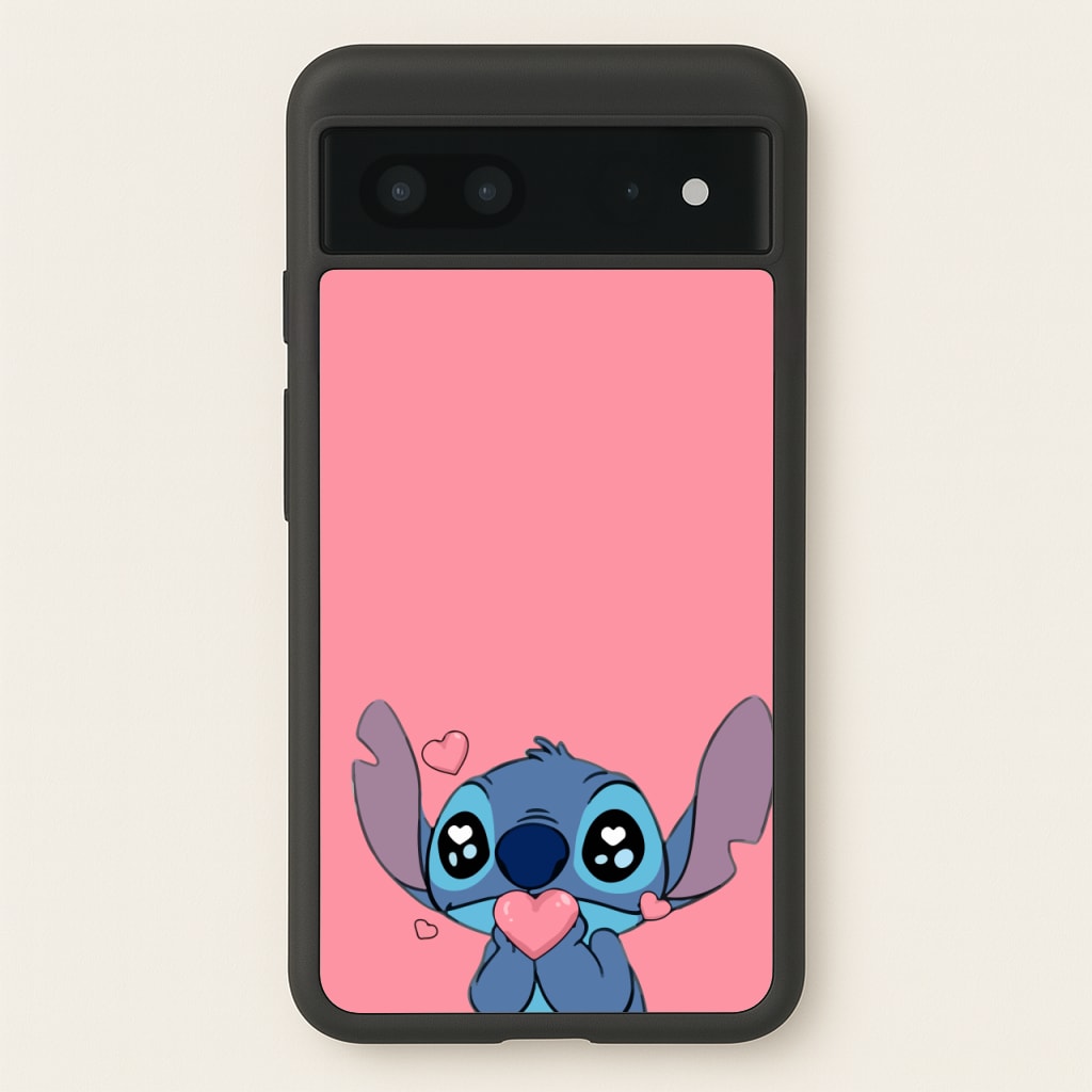 Cute Alien Blue - Disney Phone Case for Google Pixel 7