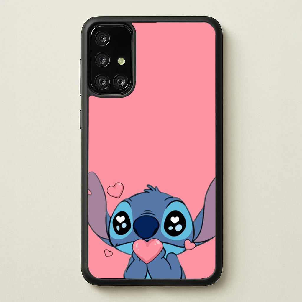 Cute Alien Blue - Disney Phone Case for Galaxy A71