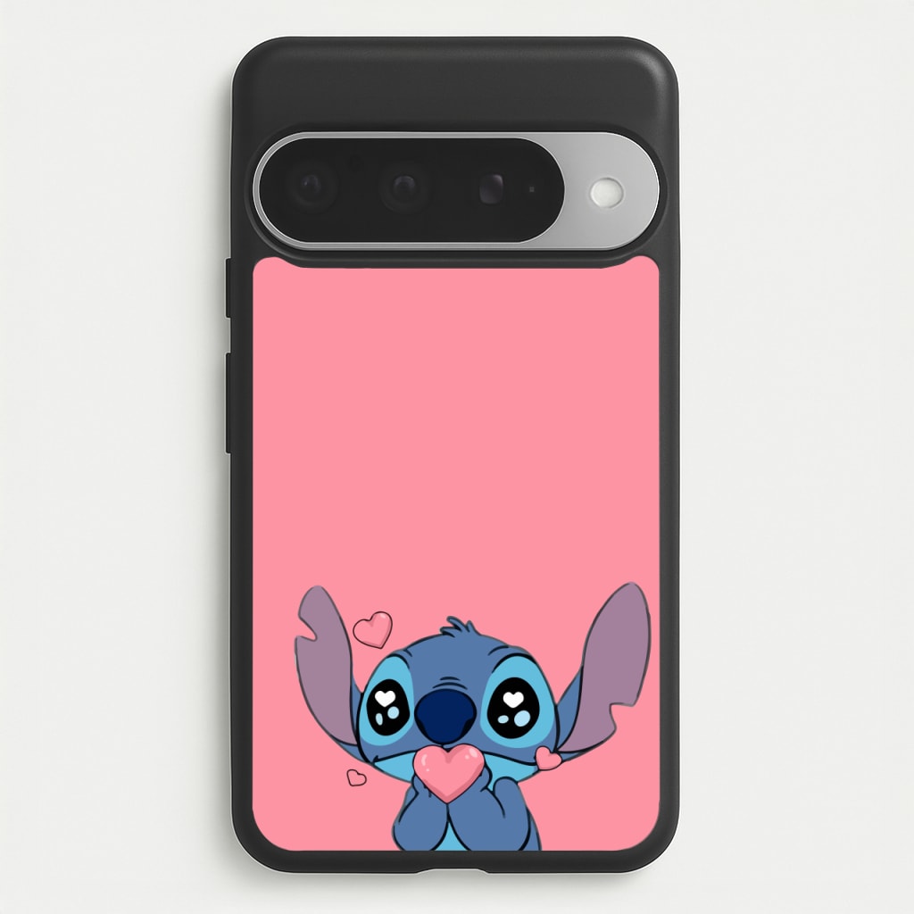 Cute Alien Blue Phone Case for Google Pixel 10 Pro XL