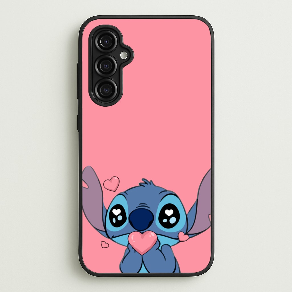 Cute Alien Blue - Disney Phone Case for Galaxy A14