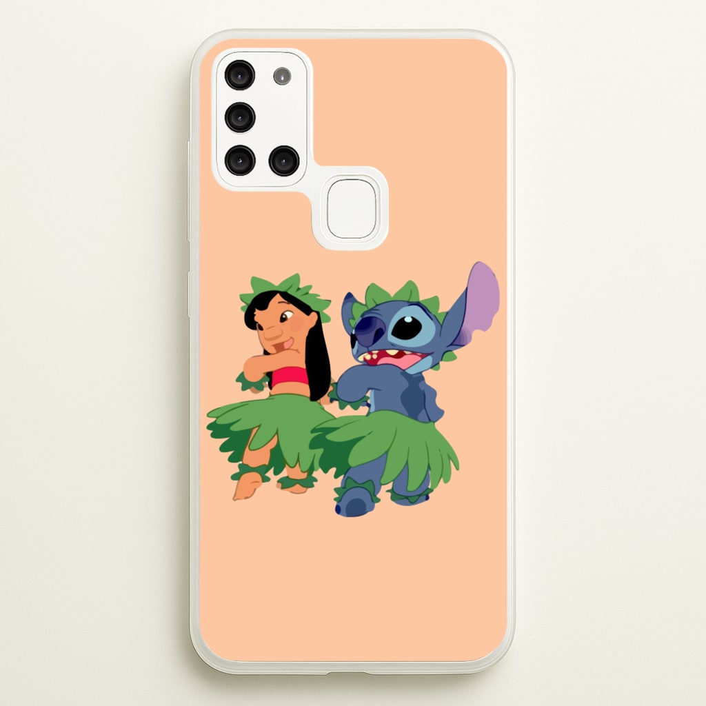 Lilo And Alien Blue Hoola - Phone Case for Galaxy A21s