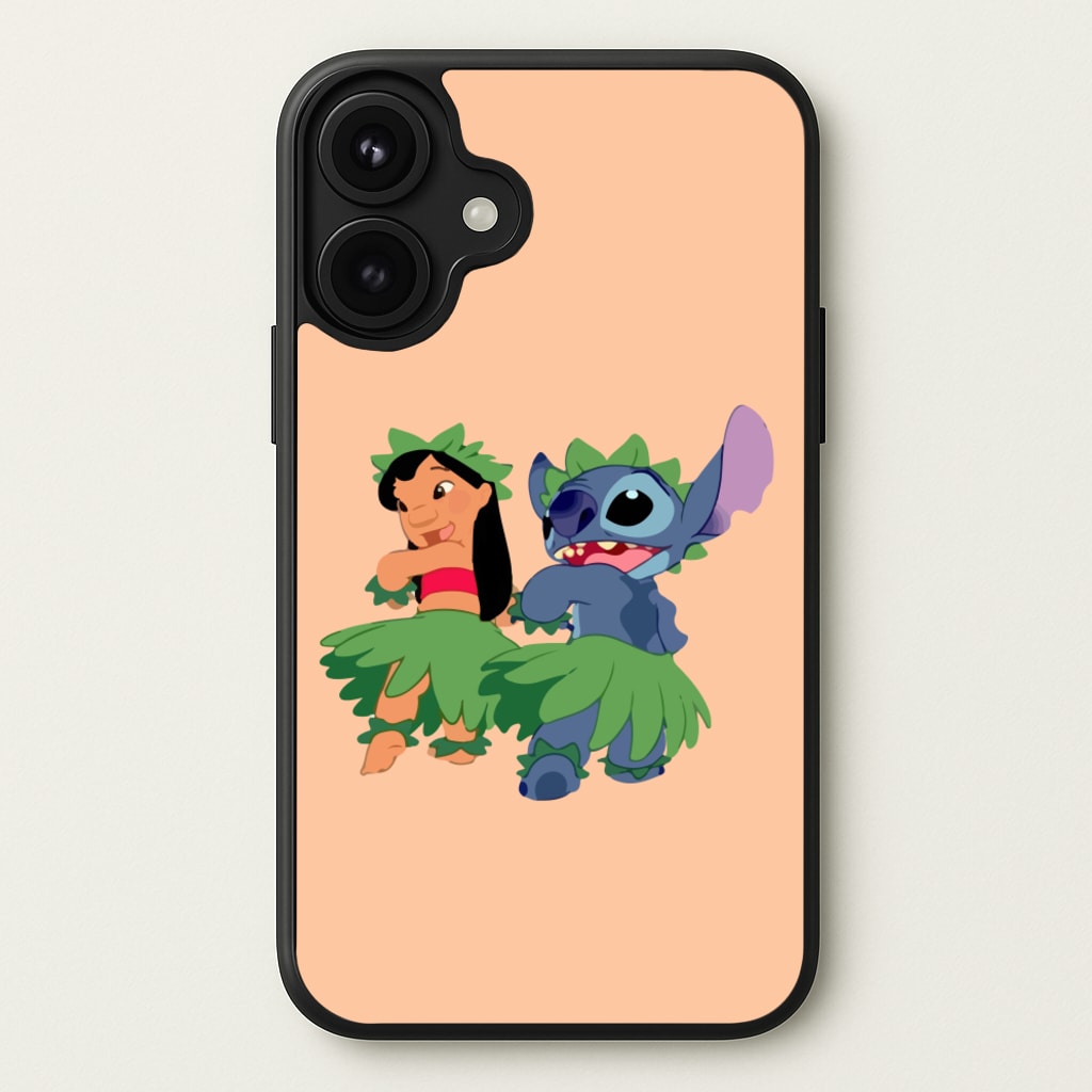 Lilo And Alien Blue Hoola Phone Case for iPhone 17