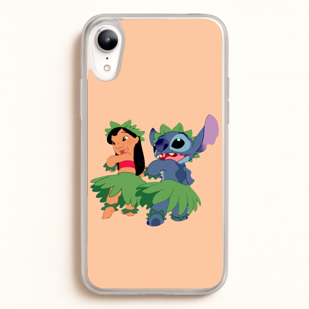 Lilo And Alien Blue Hoola - Phone Case for iPhone XR