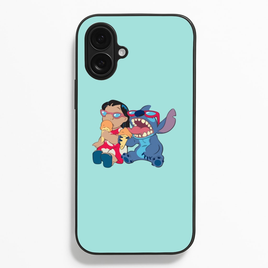 Ice Cream Alien Blue Phone Case