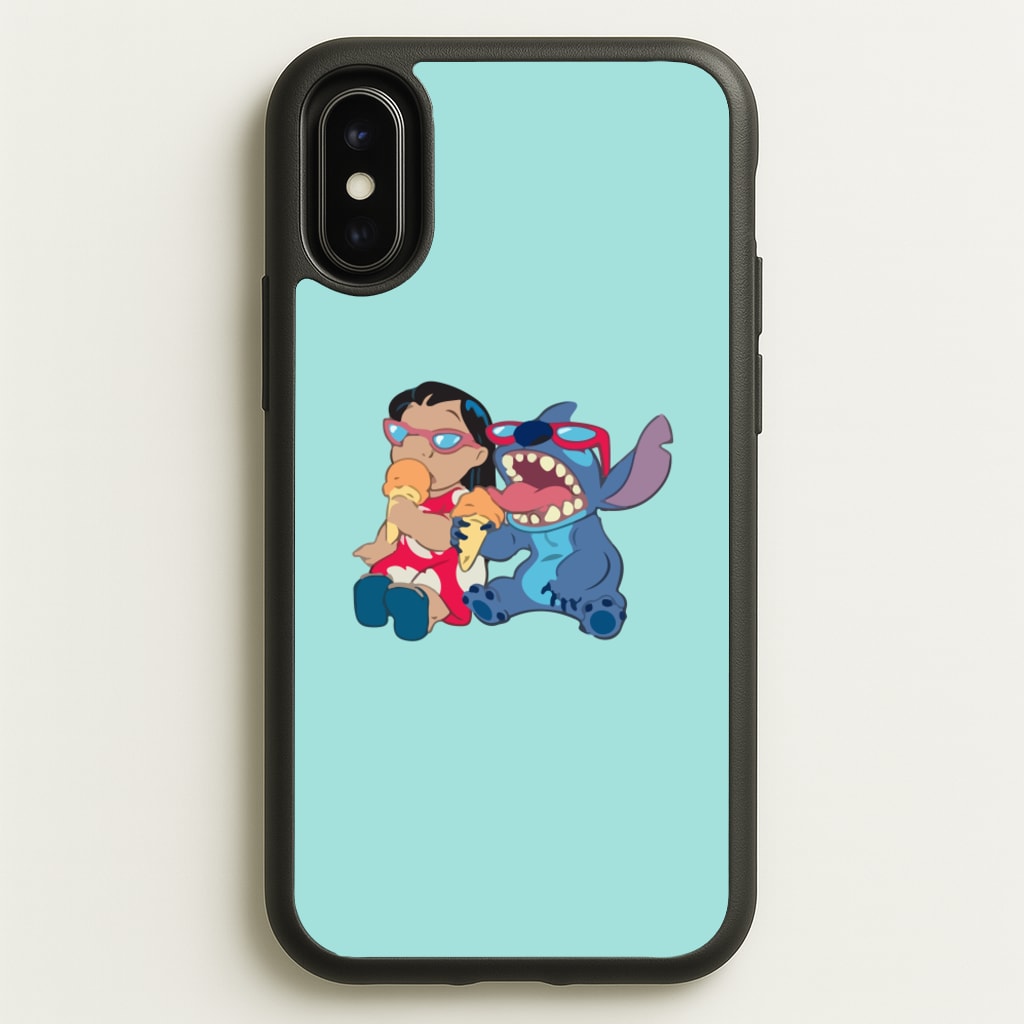 Ice Cream Alien Blue - Disney Phone Case for iPhone X / XS