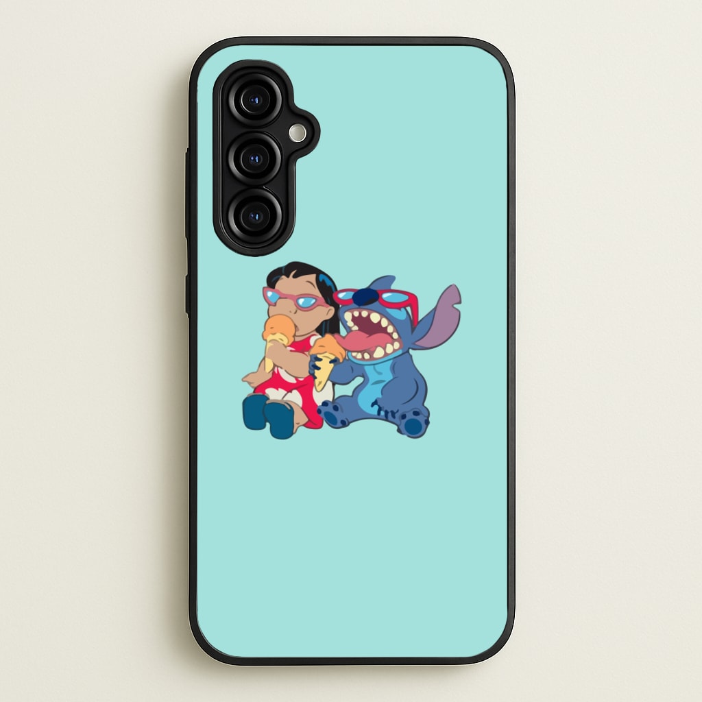 Ice Cream Alien Blue - Disney Phone Case for Galaxy A54