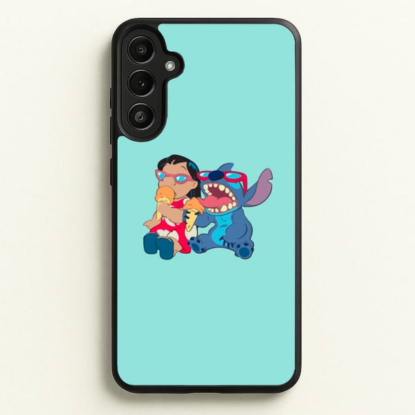 Ice Cream Alien Blue - Disney Phone Case for Galaxy A34