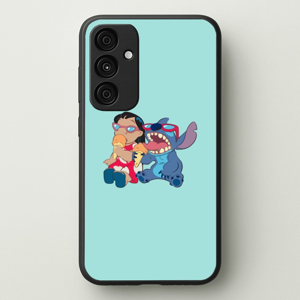 Ice Cream Alien Blue - Disney Phone Case for Galaxy A35