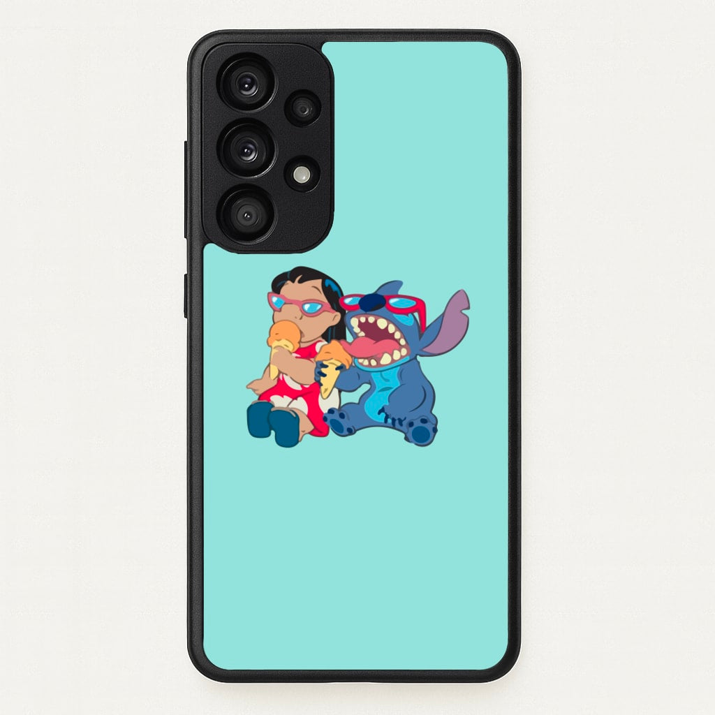 Ice Cream Alien Blue - Disney Phone Case for Galaxy A53