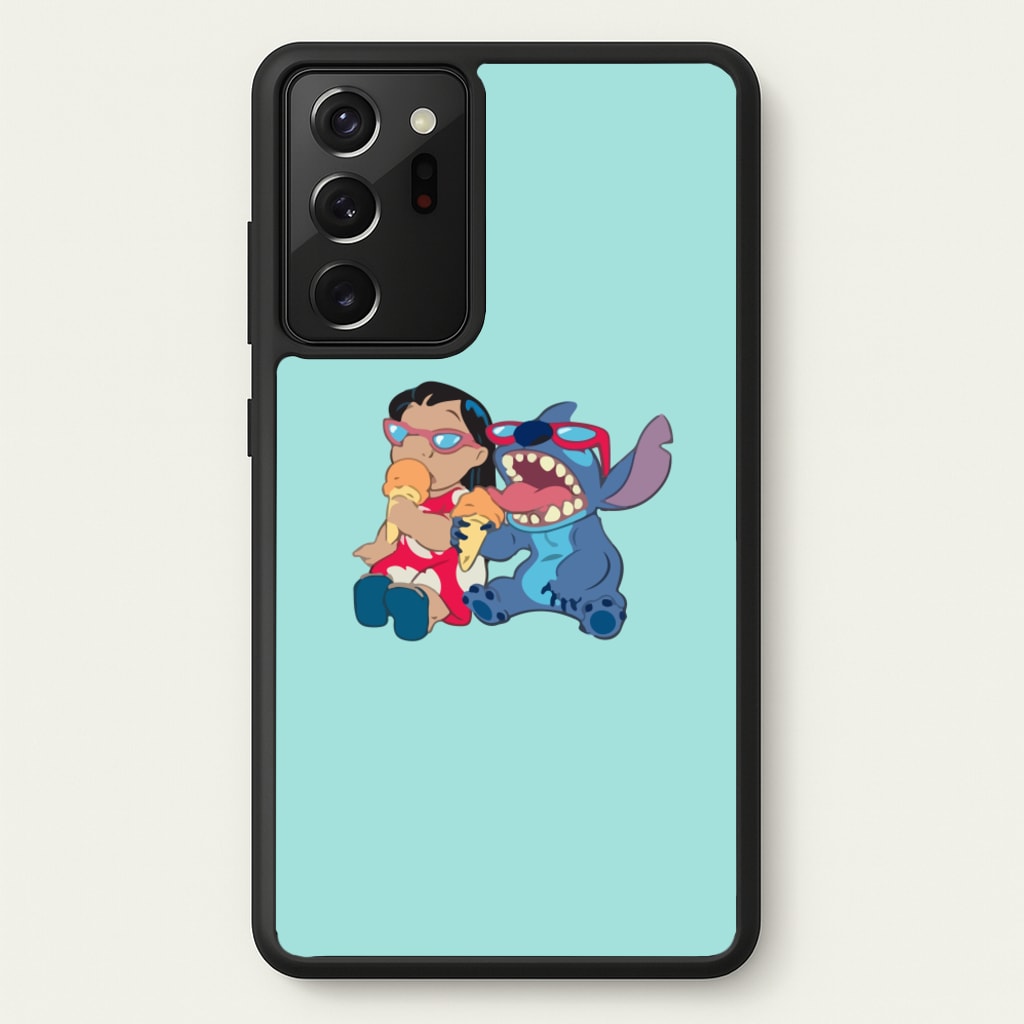 Ice Cream Alien Blue - Disney Phone Case for Galaxy Note 20 Ultra