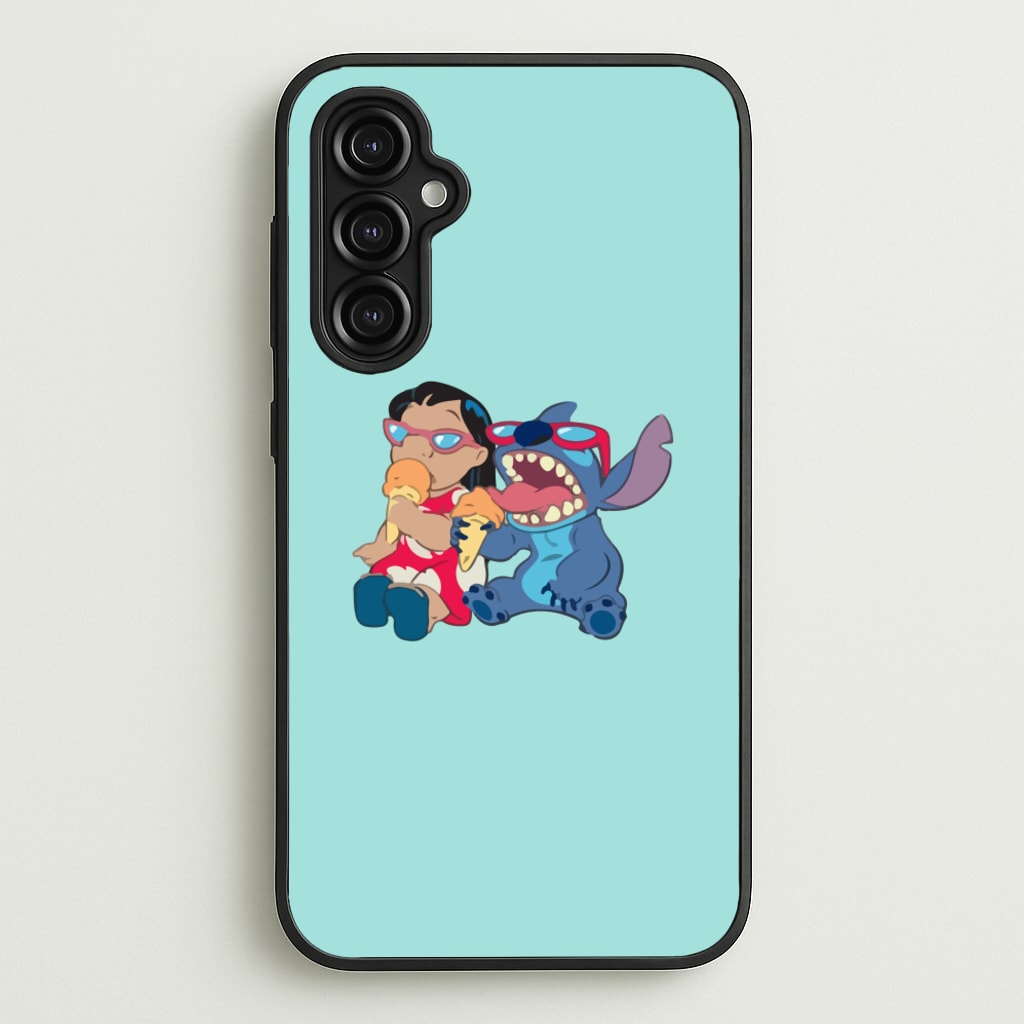 Ice Cream Alien Blue - Disney Phone Case for Galaxy A14