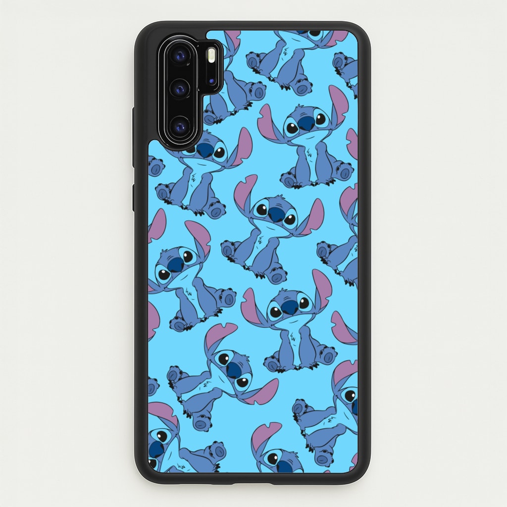 Cute Alien Blue Pattern - Disney Phone Case for Huawei P30 Pro