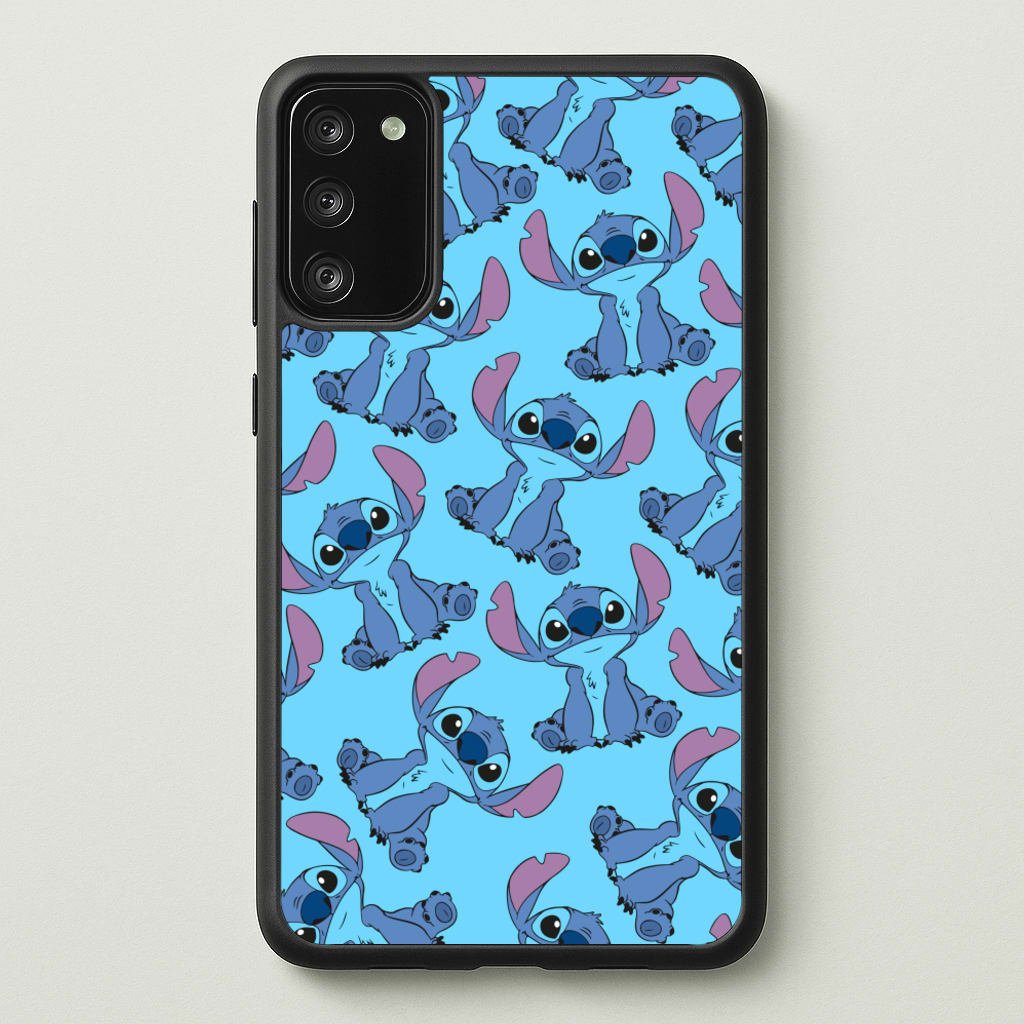 Cute Alien Blue Pattern - Disney Phone Case for Galaxy S20FE