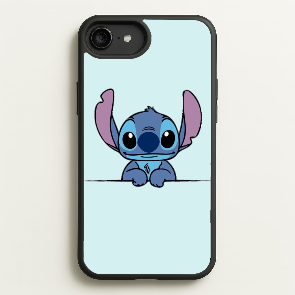 Alien Blue Leaning - Disney Phone Case for iPhone 6 Plus / 7 Plus / 8 Plus