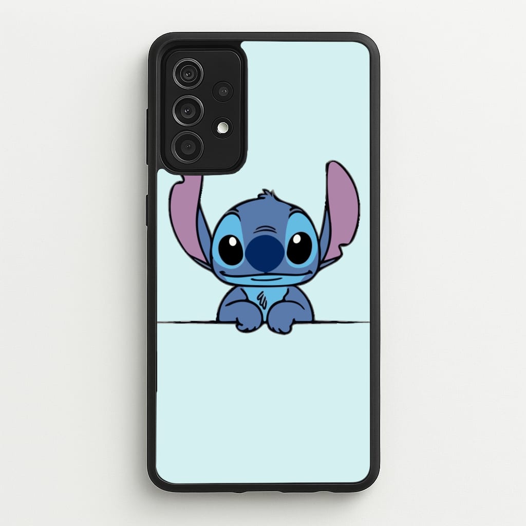 Alien Blue Leaning - Disney Phone Case for Galaxy A52 / A52s