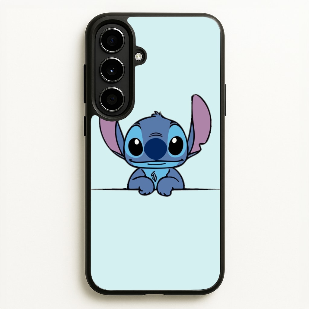 Alien Blue Leaning - Disney Phone Case for Galaxy A56