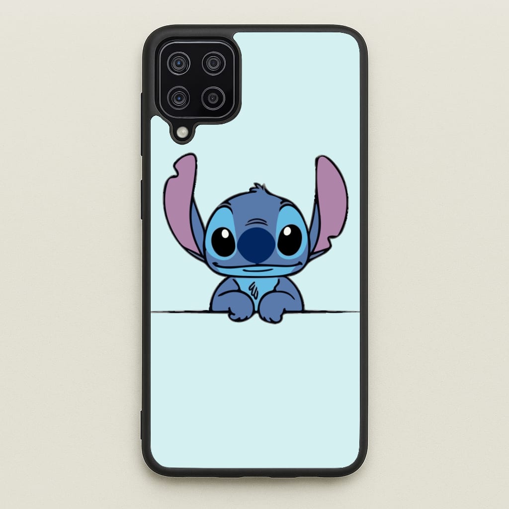 Alien Blue Leaning - Disney Phone Case for Galaxy A12