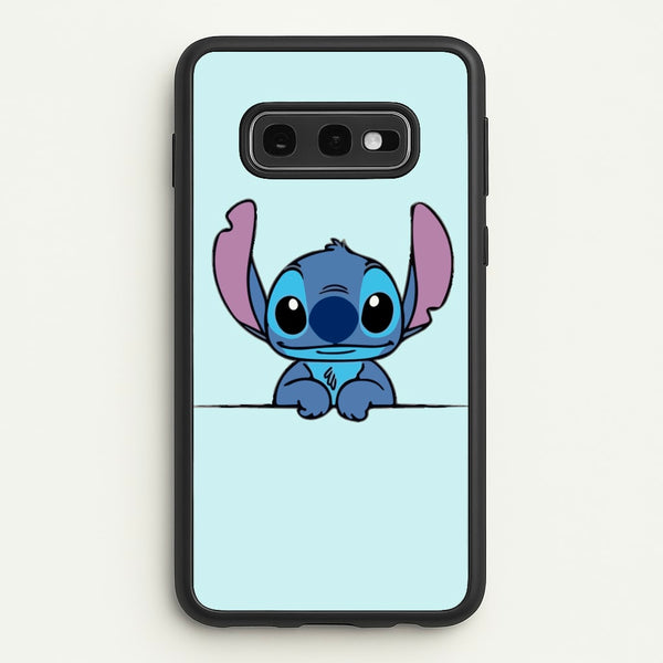 Alien Blue Leaning - Disney Phone Case for Galaxy S10e