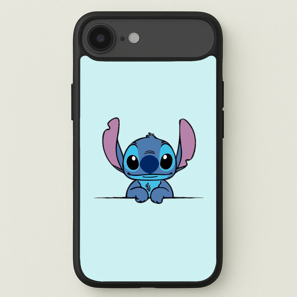 Alien Blue Leaning Phone Case for iPhone 17 Air