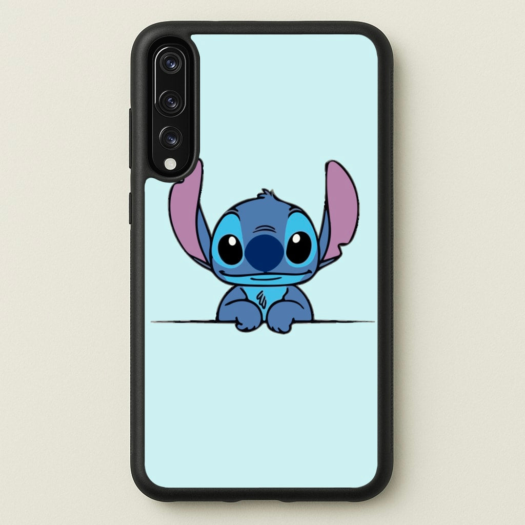 Alien Blue Leaning - Disney Phone Case for Huawei P20 Pro