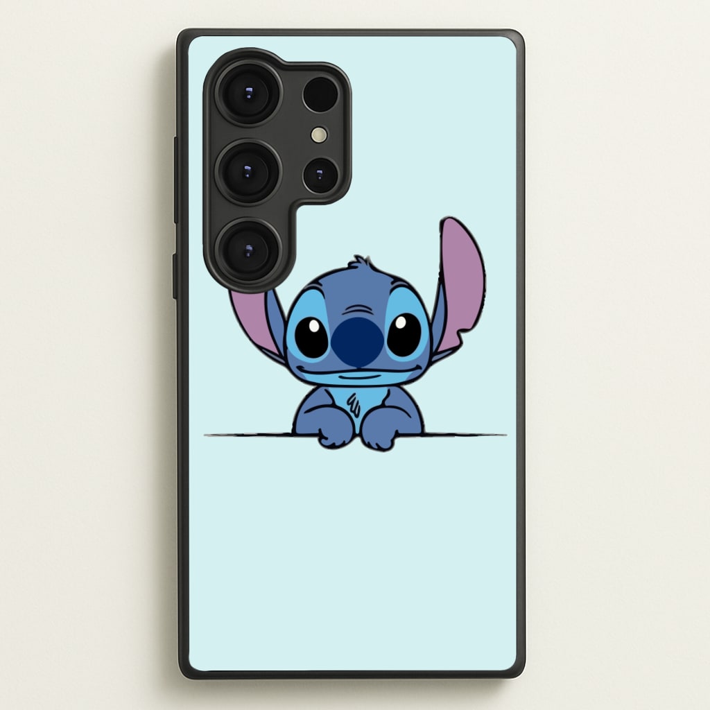 Alien Blue Leaning - Disney Phone Case for Galaxy S25 Ultra