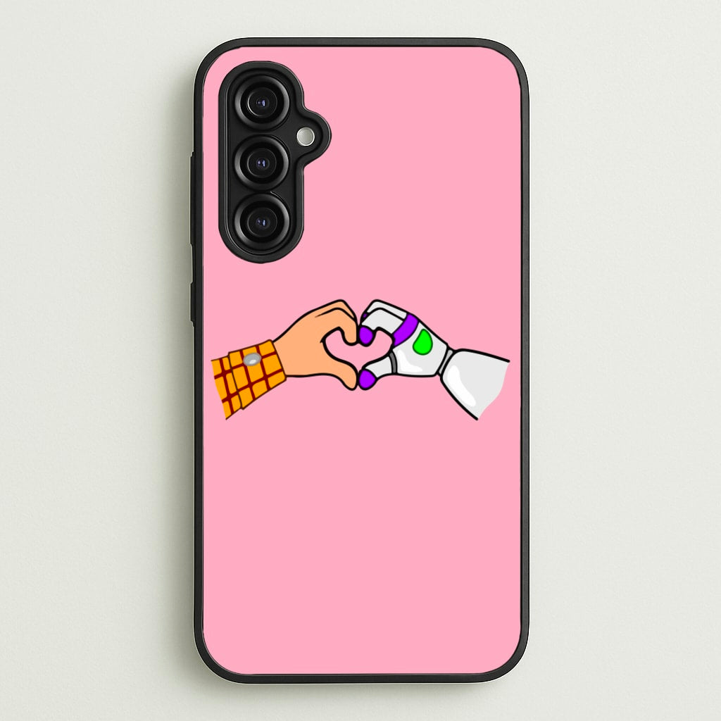 Woody And Buzz Love - Disney Phone Case for Galaxy A14
